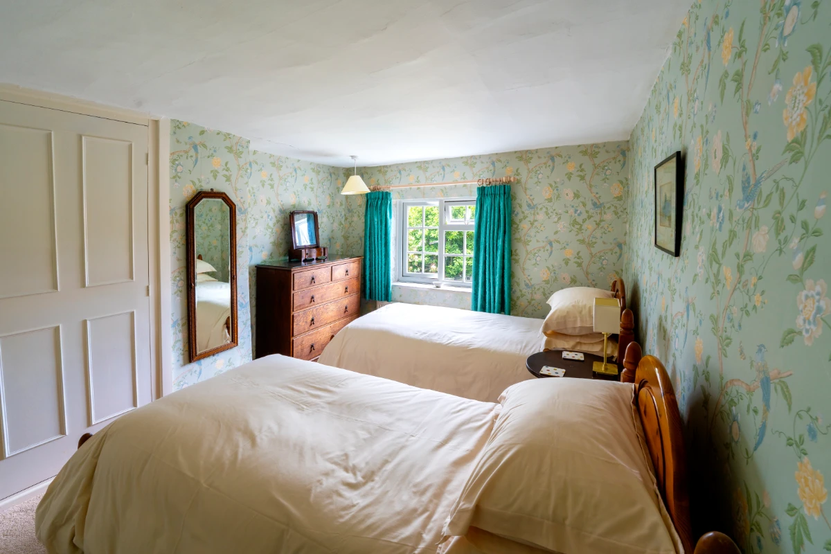 Twin Bedroom at Dickman's Cottage